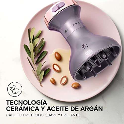 Bellissima Imetec Diffon Ceramic & Argan Oil - Difusor de Aire Caliente para Cabello Rizado