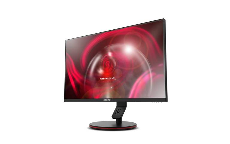 Ozone Gaming MONITOR 24” PANTALLA Full HD – Base Pie regulable de altura y posición