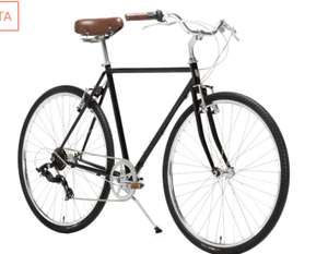 Bicicleta Urbana Vintage Capri Weimar negro 7V