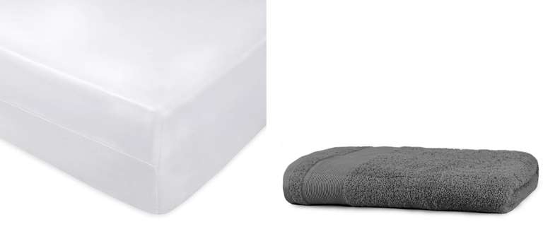 Protector colchón 90 cm + toalla de mano