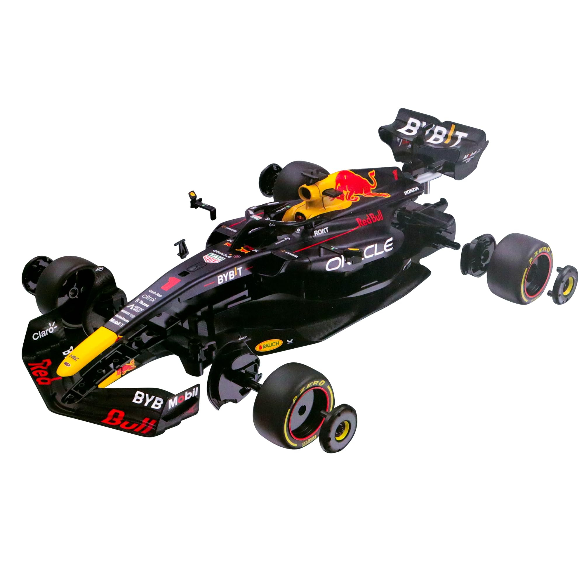 TURBO CHALLENGE - Monoplaza Oracle Red Bull RB19 - RC Prestige - 095627 - Coche Control Remoto - Azul - 1/16 - Kit de Montaje