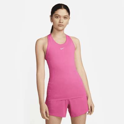 Nike Dri-FIT ADV Aura - Camiseta de tirantes de ajuste entallado - Mujer (Pinksicle)