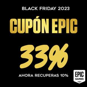 BLACK FRIDAY :: Cupón 33% Epic Games + 10% Rewards | Ofertas: Assassin's Creed Mirage, The Witcher 3: Wild Hunt, Final Fantasy VII, The Crew
