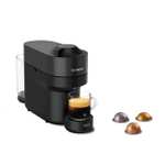 Nespresso De'Longhi Vertuo Pop ENV90.B, Automática, Cápsulas Desechables, 4 Tamaños de Taza, Set de Bienvenida Incluido, 1260W, Negro