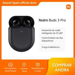 Redmi Buds 3 Pro, Auriculares con Cancelación de Ruido (29,44€ con monedas) desde España)