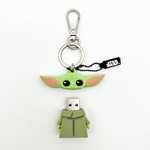 WONDEE Star Wars Mandalorian Baby Yoda [ 2 en 1 Pendrive + Llavero Original ] con Memoria USB 32 GB