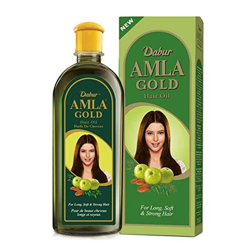 Dabur Amla Gold:Aceite Capilar para añadir volumen,enriquecido con coco.300 ml
