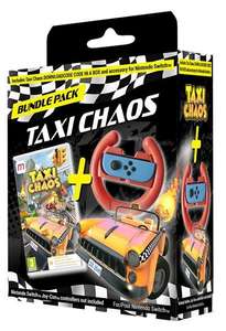 Taxi Chaos Racing Wheel Bundle Pack Nintendo Switch - Código de descarga+volante (Recogida en tienda)