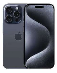 Apple iPhone 15 Pro, Titanio Azul, 128 GB, 5G, 6.1" Pantalla Super Retina XDR, Chip A17 Bionic, iOS