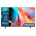 Hisense 55E7H QLED Smart TV, 55 pulgadas - 4K Quantum Dot, UHD, Dolby Vision, HDR (Nuevo 2022) [Clase de eficiencia energética G]