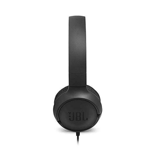 JBL Tune 500 Supra-Aural Headphones - Auriculares supraaurales con micrófono y mando a distancia de 1 botón, bluetooth, otros color 18€.