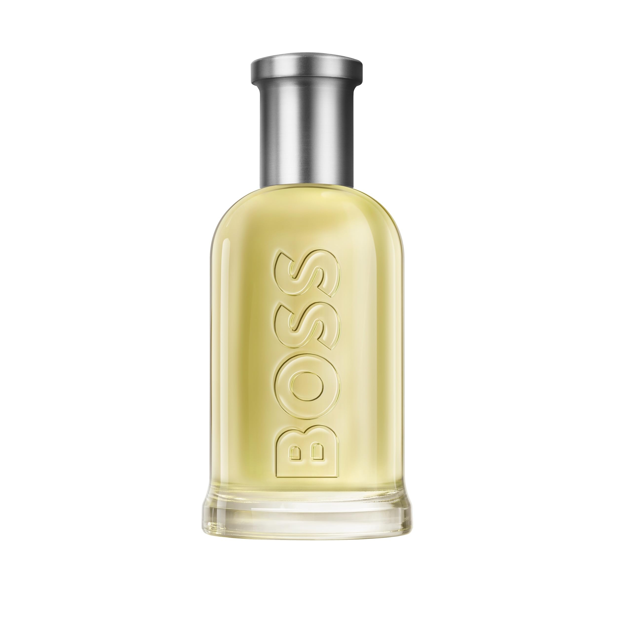 Perfume Hombre BOSS Bottled Eau de Toilette 200ml (31,90 €/100ml, notas de manzana, canela y sándalo, fragancia clásica, en Amazon España)