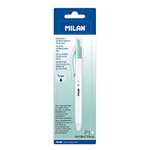 MILAN Blíster 1 bolígrafo P1 tinta azul Tratado con vidrio de fosfato de plata con efecto antibacteriano.