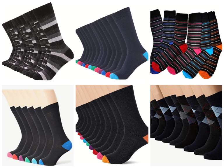 12 pares de calcetines. Varios modelos (talla 39 a 46)