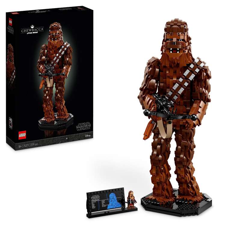 LEGO 75371 Star Wars Chewbacca, Figura Coleccionable de Wookiee con Ballesta