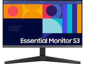 Monitor - Samsung Essential S3 LS24C330GAUXEN, 24", Full-HD, 4 ms, 100 Hz, AMD FreeSync, Negro ( 27" por 106,61€)