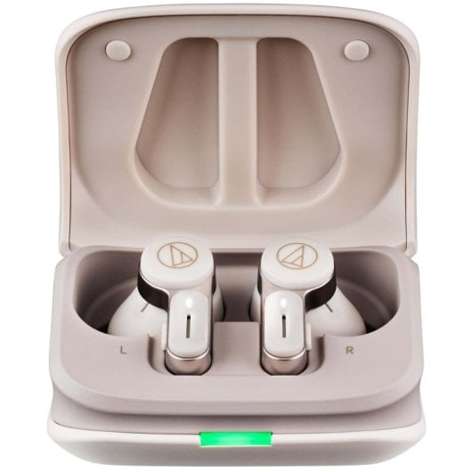 Audio-Technica ATH-TWX7 Auriculares Inalámbricos con Estuche de Carga Blancos