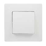 Interruptor Conmutador Empotrable 10A 230V con Marco Completo Blanco