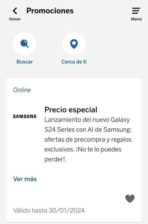 Samsung Galaxy S24 (128) + Watch6 + Buds2 Pro por 625,20€ - Promoción BBVA abierta