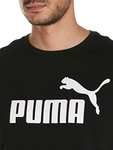 PUMA ESS Logo tee B Camiseta (en colores blanco, gris y azul en descripción)