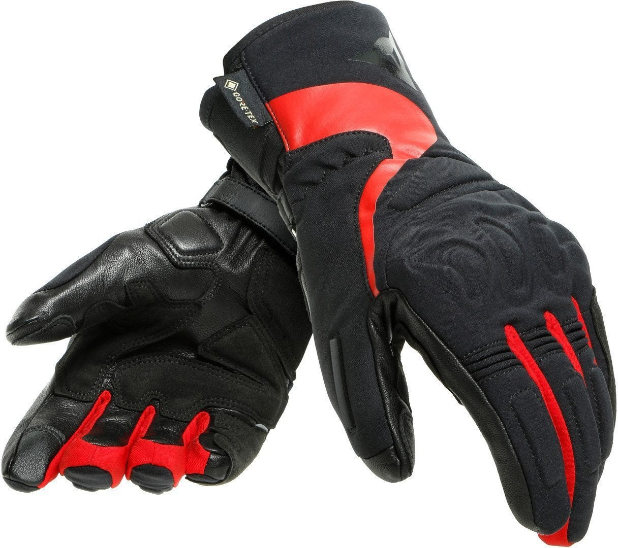 Dainese Nebula Gore-Tex Guantes de chaqueta de señora negro/rojo (tallas XXS, L y XL estos también en negro)