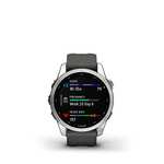 Garmin fēnix 7S - Reloj GPS multideporte pantalla táctil y funciones superiores, frecuencia cardíaca, mapas y música, Gris Plata, 42 mm