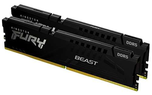 Kingston FURY Beast DDR5 16GB (2x8GB) 4800MT/s DDR5 CL38