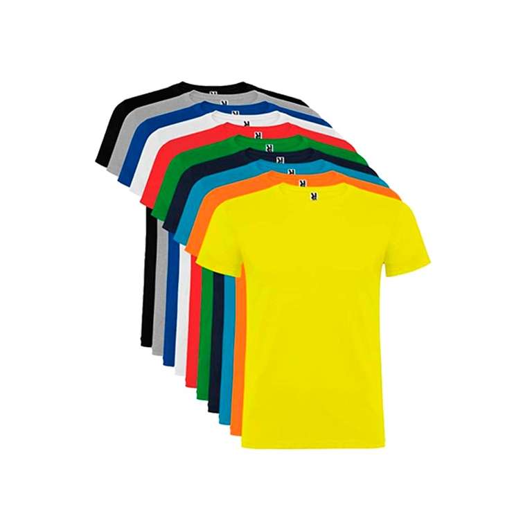 Pack 10 camisetas diferentes colores (tallas S a 3XL) (La unidad sale a 2.40)