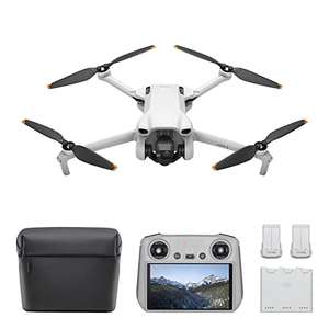 Pack DJI Mini 3 (DJI RC) Dron Mini con cámara ligero y plegable con vídeo 4K HDR 38 min de tiempo de vuelo