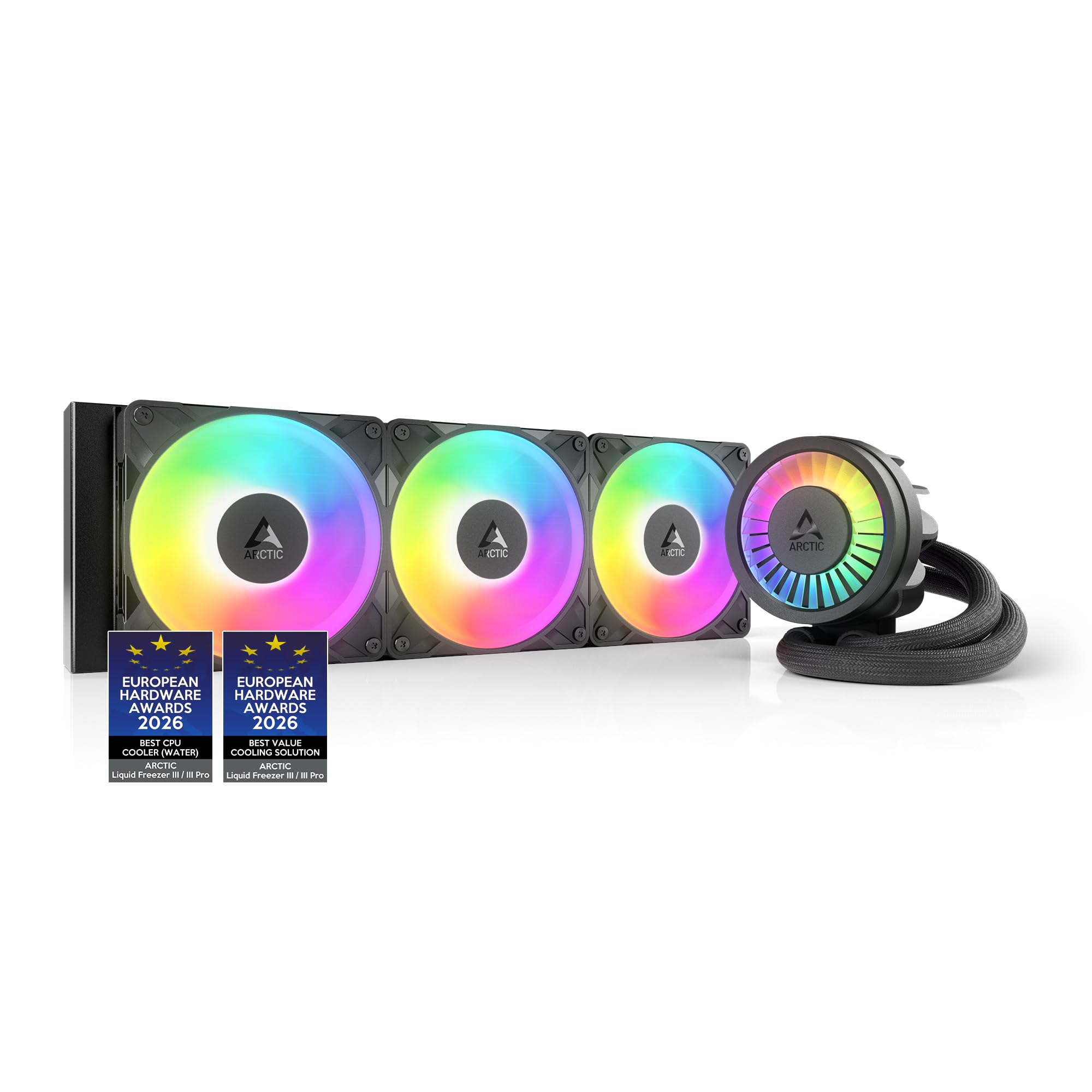 Refrigeracion Liquida PC ARCTIC Liquid Freezer III Pro 360 A-RGB, en blanco 89€