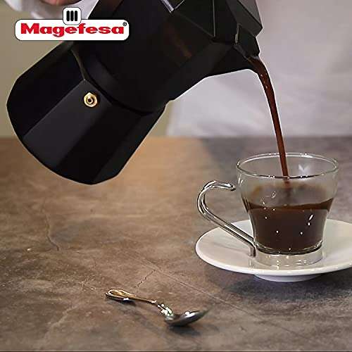 Cafetera MAGEFESA KENIA NOIR, Compatible con Gas, Vitroceramica y Cocina  Electrica (3 Tazas) » Chollometro