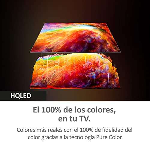 Haier Direct LED HQLED H55S800UG - Smart TV, 55 Pulgadas, HDR 10, Dolby Atmos y Dolby Vision, Android 11, Smart Remote Control