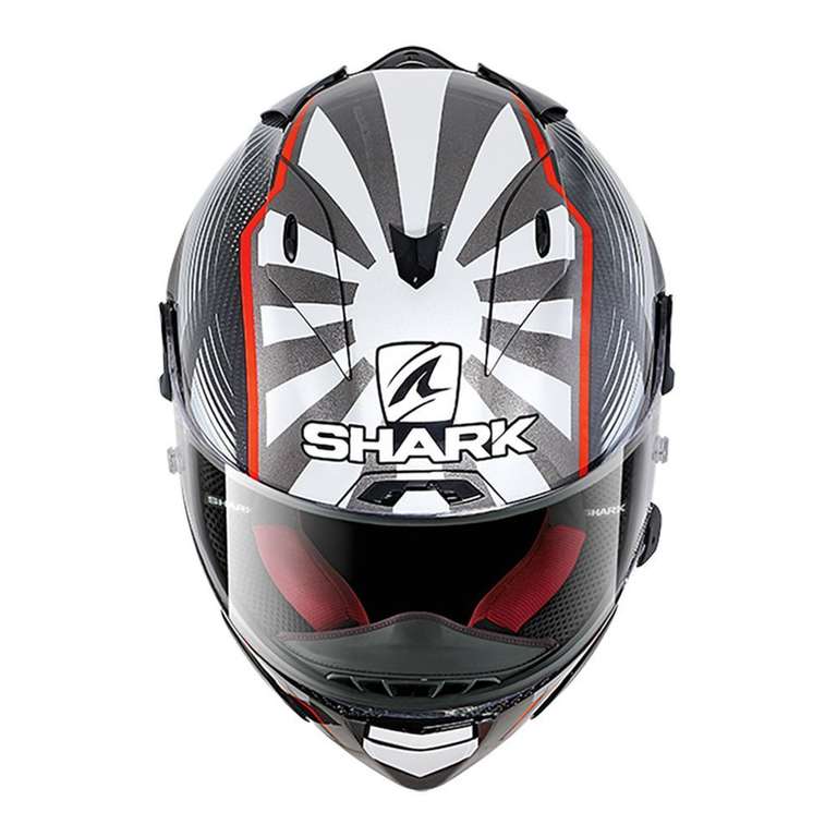 Shark race-r pc zarco malays gp - casco integral carbon red anthracite