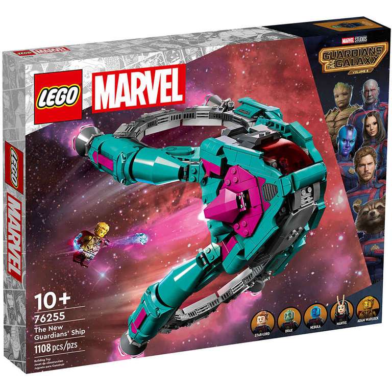 Lego Marvel - Guardianes de la Galaxia : Nave de los Nuevos Guardianes,76255 (Amazon 79,95€)