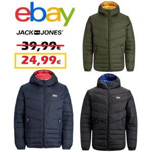 Plumífero Jack & Jones por 24,99€ desde eBay, talla S (verde, azul y negro)