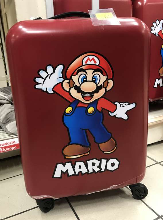 ¡Maleta Trolley Mario Bros 29,90€! Alcampo España