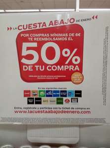 Reembolso 50% de la compra en productos Coca-Cola ( máx 7,50 euros)