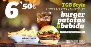 [TGB] Burger + papas + bebida