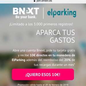 10€ gratis para elparking