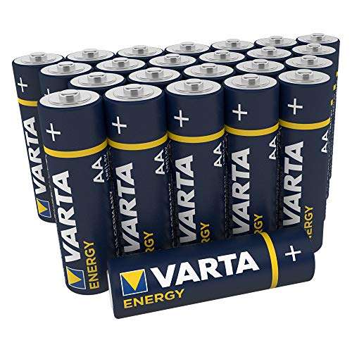 Varta Energy - Pilas alcalinas AA (Pack de 30 Unidades, 1.5v).