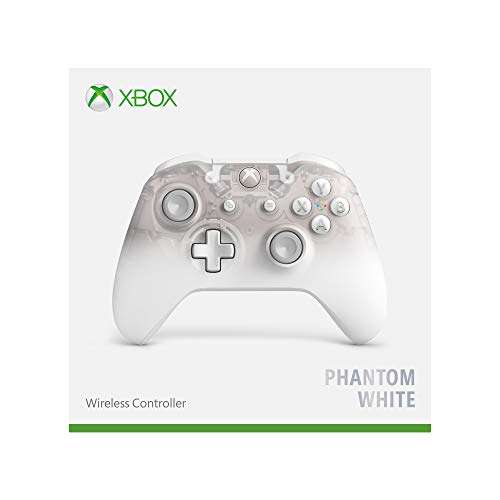 Microsoft - Mando Inalámbrico Phantom White - Edición Especial (Xbox One) + Fortnite (traje EON + 500 PaVos)