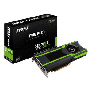 MSI GeForce GTX 1080 TI AERO 11GB OC GDDR5X – REACONDICIONADA
