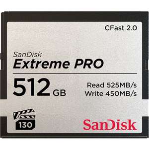 Tarjeta SanDisk CFast 2.0 Pro 525 MB/s