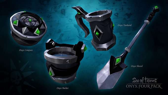 Gratis el pack de objetos Onyx de Sea of Thieves con Mixer