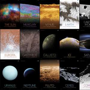 Imprime tu propio póster del sistema solar gracias a la NASA