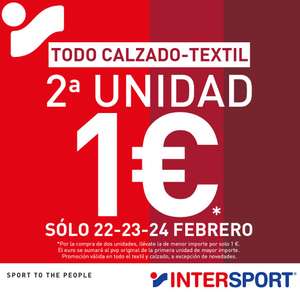 Intersport segunda unidad a 1€