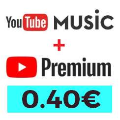 Guía YouTube Music + Premium (India) 0.4€ mes