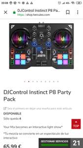 Mesa de mezclas DJControl Instinct P8