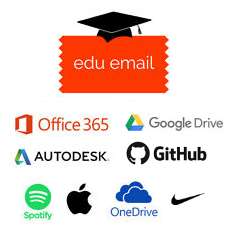 Email .EDU (Amazon Prime Estudiantes, Office 365 Gratis, Google Drive ilimitado, Autocad Gratis, y cientos de descuentos más)