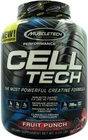 Muscletech Cell-Tech 1.36KG | Creatina (Naranja y Ponche de Frutas)